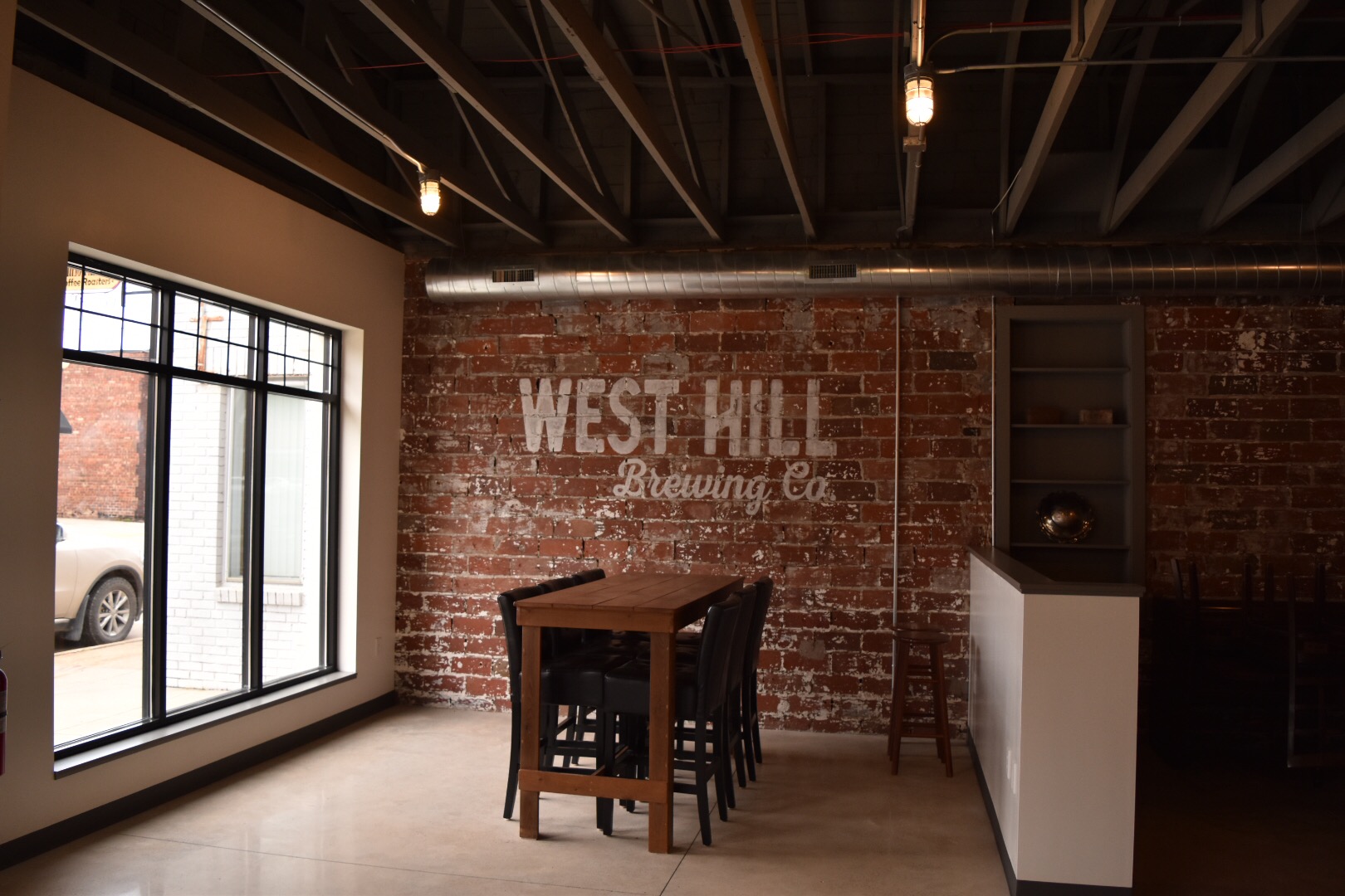 West Hill Brewing Interior of Taproom