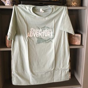 West Hill Brewing Company Drink Your Adventure T-Shirt Seafoam Green