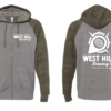 West Hill Brewing Co. Forest Camo Original Compass Logo Hoodie